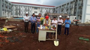 Động thổ xây dựng nhà giải trí công ty Cibao 1
