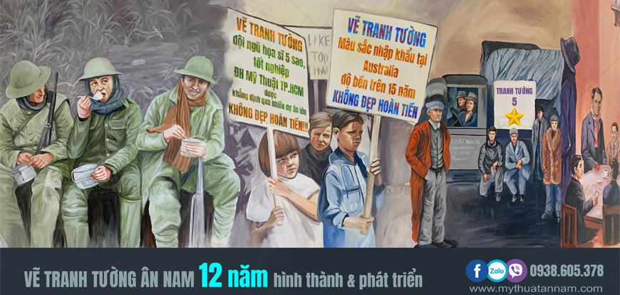 Vẽ Tranh tường giá rẻ