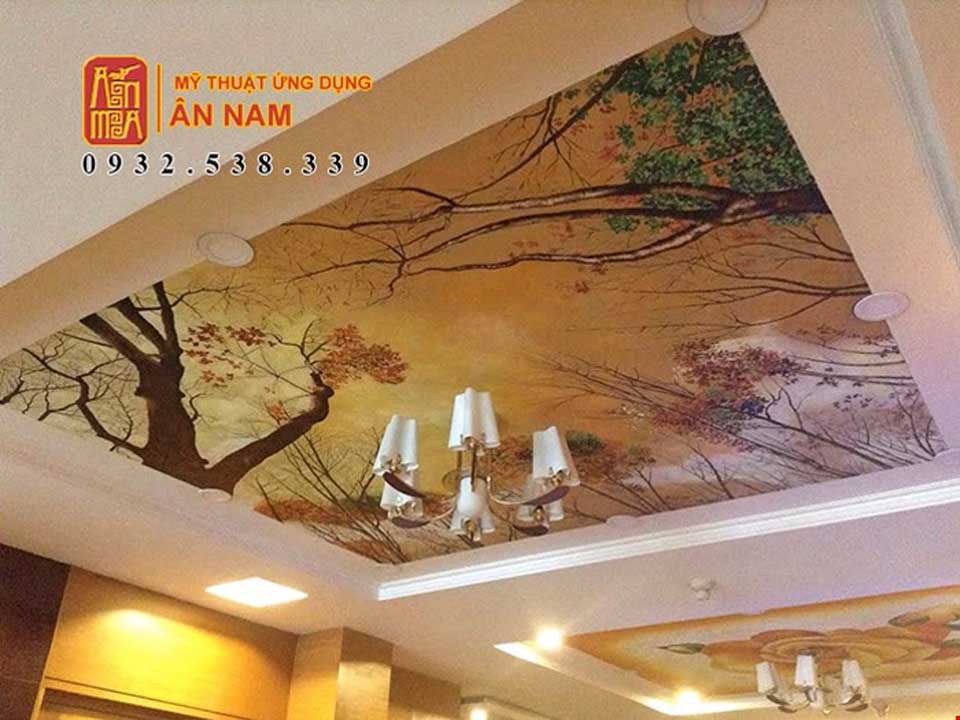 Vẽ Tranh Tường Phòng Khách – Sang Trọng & Đẳng Cấp - ảnh 2