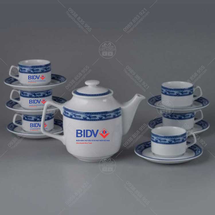 Bộ Trà Jasmine Chim Lạc Minh Long In Logo 0.7L, 1.1L - ảnh 3