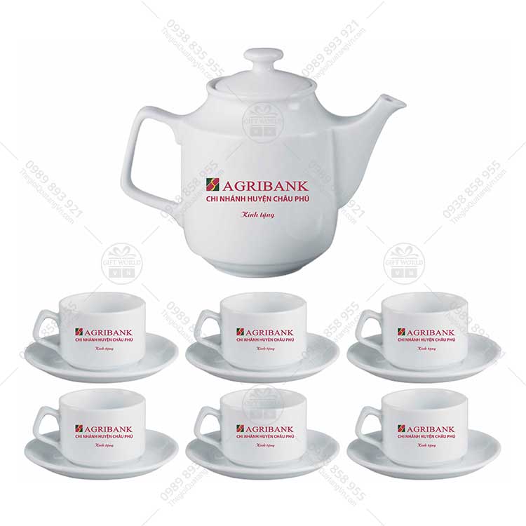 Bộ Trà Jasmine Trắng Minh Long In Logo - ảnh 3