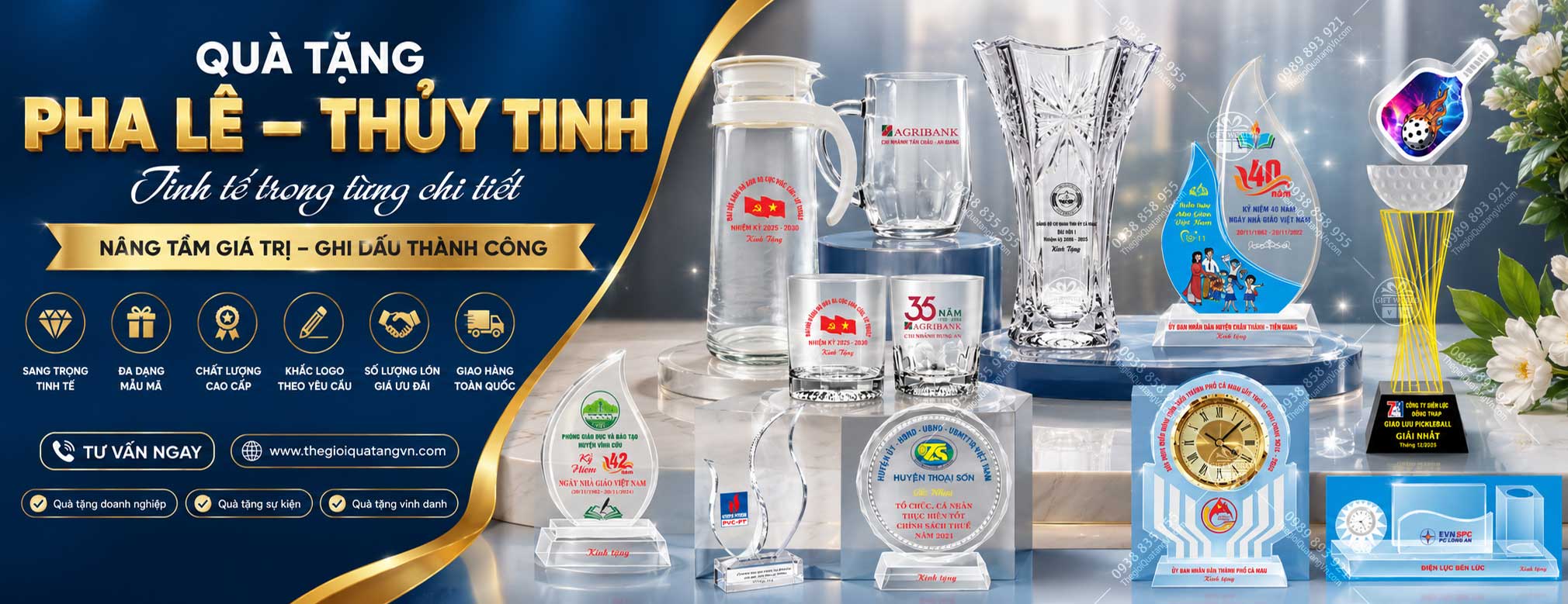 Quà tặng Thủy Tinh - Pha Lê