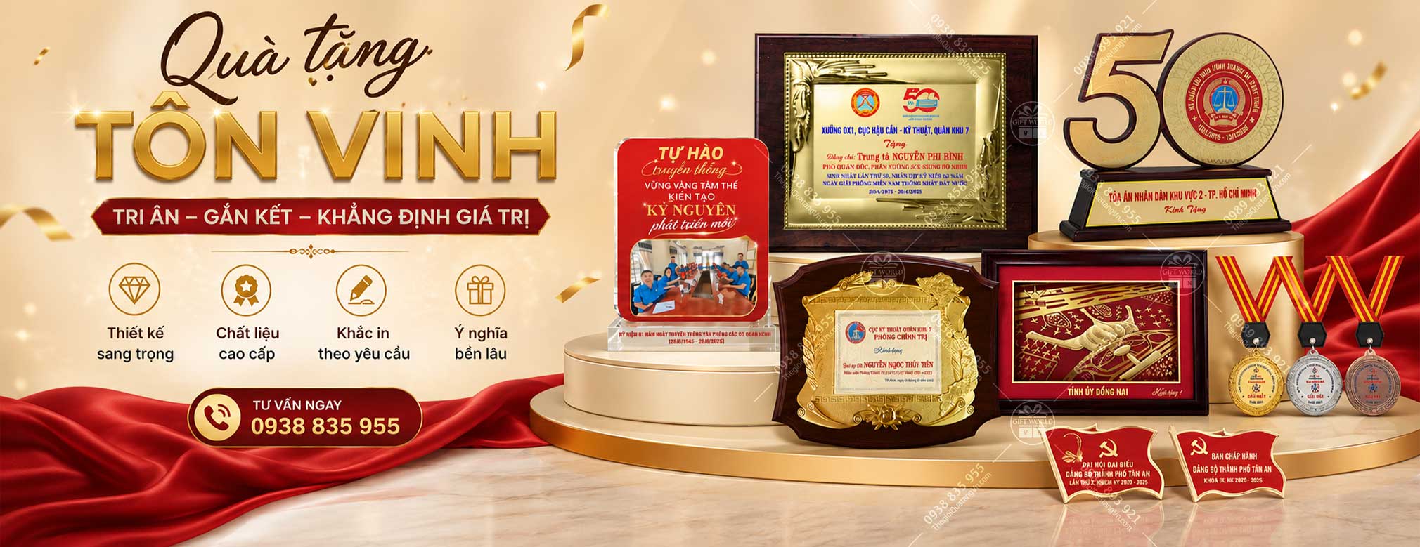 Quà tặng Tôn Vinh