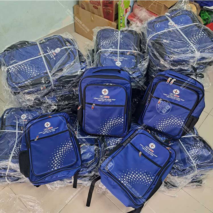 Ba lô 4 ngăn in logo Điện Lực Lai Vung - ảnh 3