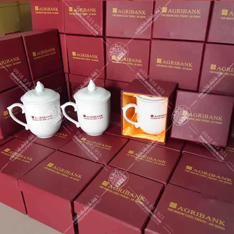 Ca Sứ Mẫu Đơn Trắng In Logo Theo Yêu Cầu - ảnh 4