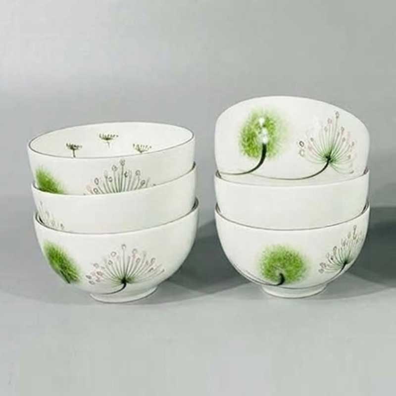 Bộ Chén Cơm Bồ Công Anh Bát Tràng (Bộ 6 - ảnh 2