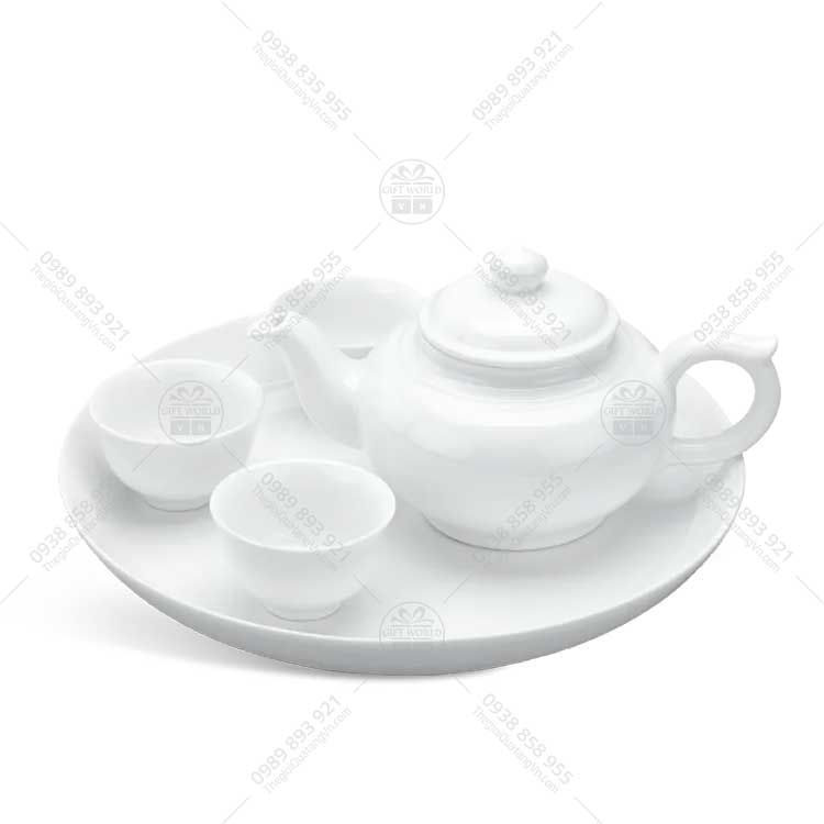 Bộ Trà Trắng 0.35 Lít (Misc Assortment) In Logo - ảnh 3
