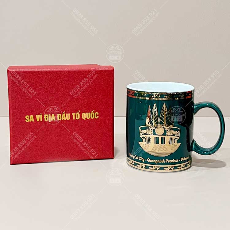 Ca Sứ Màu Bát Tràng In Logo Theo Yêu Cầu - ảnh 2