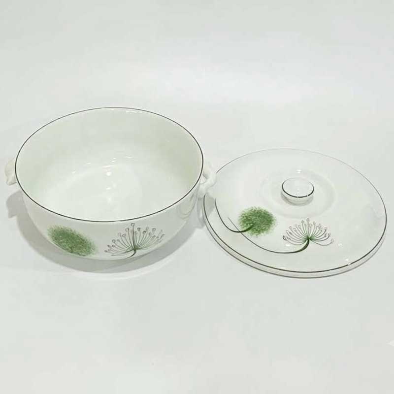 Thố sứ - Âu cơm họa tiết Bồ Công Anh - ảnh 2